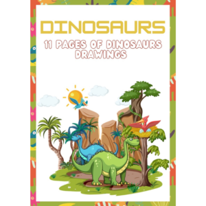 Dinosaur coloring book