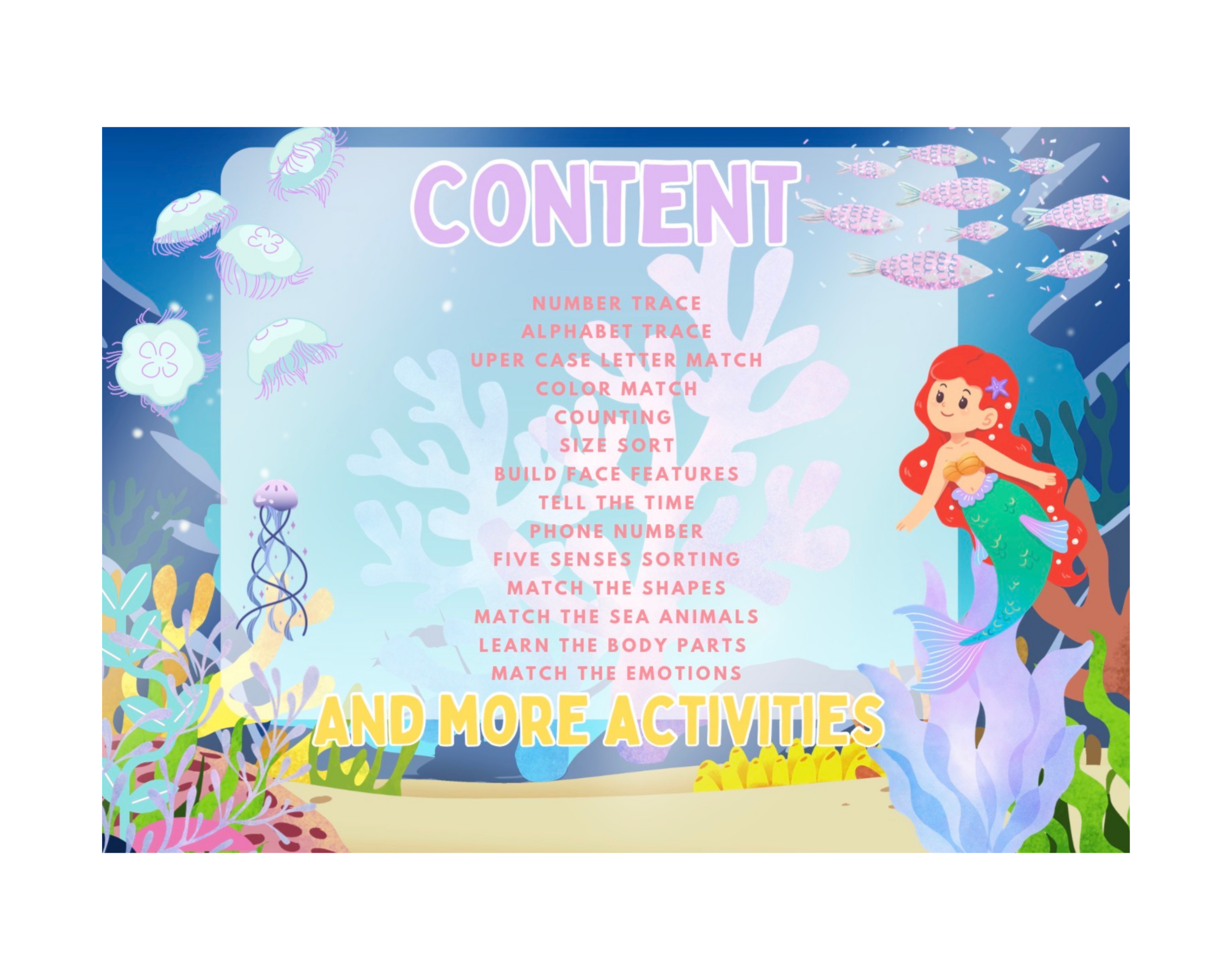 Mermaid Activity book - Image 2
